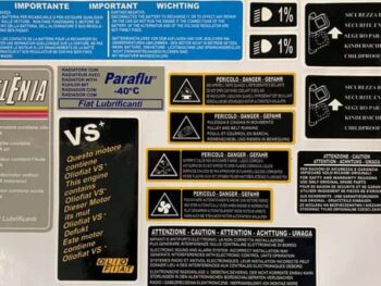 Under Bonnet/ Body Decal/Sticker Kit